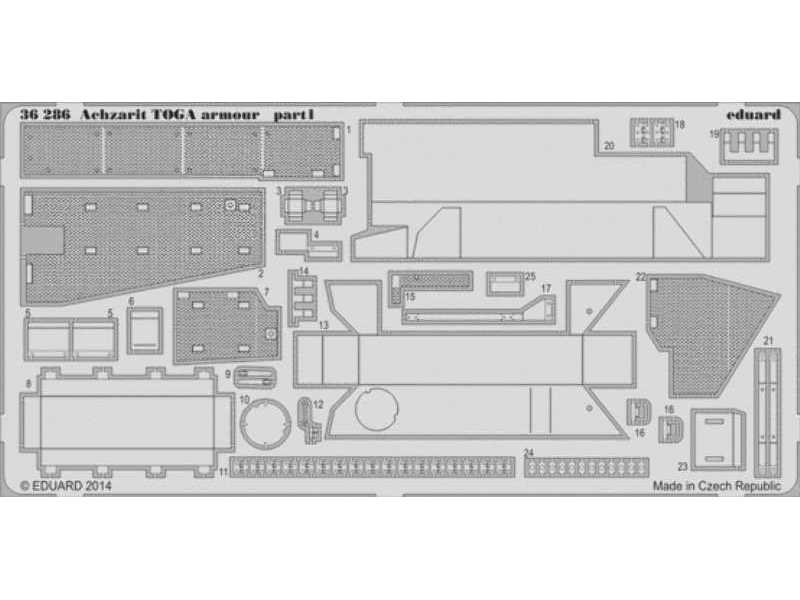 Achzarit TOGA armour 1/35 - Meng - image 1 Achzarit TOGA armour 1/35 - Meng - image 1