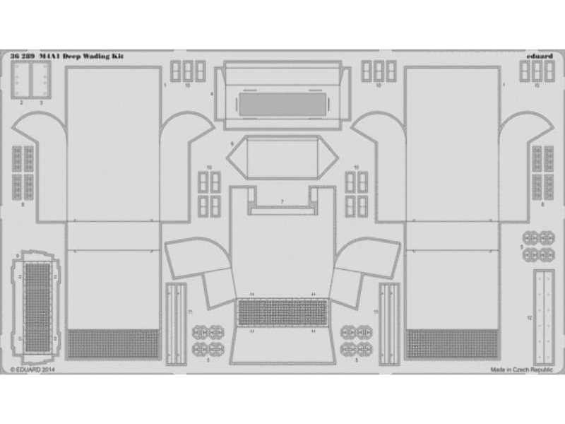 M4A1 Deep Wading Kit 1/35 - Eduard - image 1