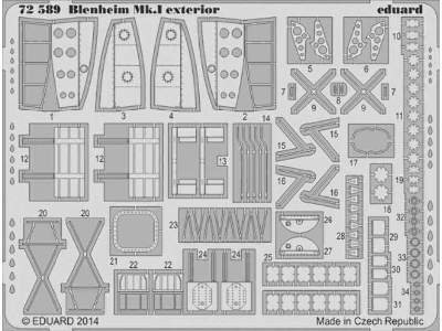 Blenheim Mk. I exterior 1/72 - Airfix - image 1