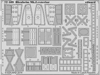 Blenheim Mk. I exterior 1/72 - Airfix - image 2