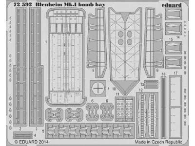 Blenheim Mk. I bomb bay 1/72 - Airfix - image 1