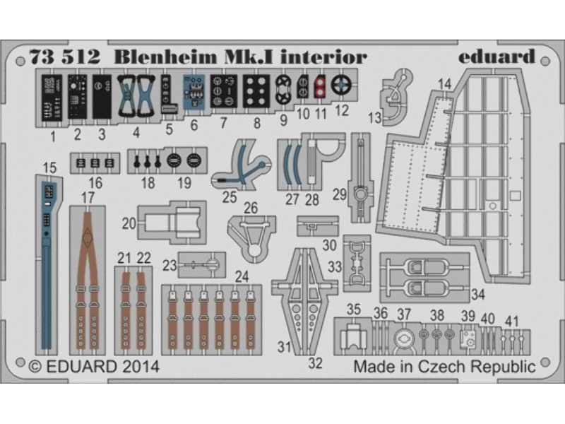 Blenheim Mk. I interior S. A. 1/72 - Airfix - image 1