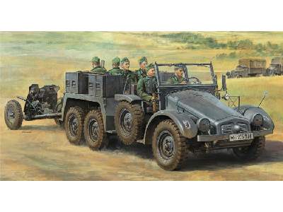 German 6x4 Towing Truck Kfz.69 - w/3.7cm Pak - image 2