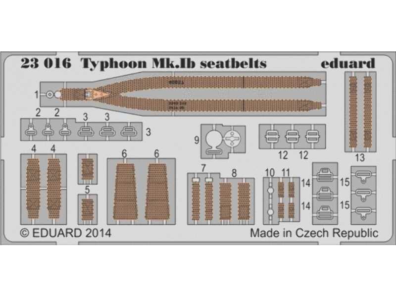 Typhoon Mk. Ib seatbelts 1/24 - Airfix - image 1