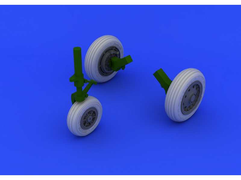 F-104 undercarriage wheels early 1/32 - Italeri - image 1