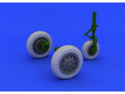 F-104 undercarriage wheels early 1/32 - Italeri - image 4