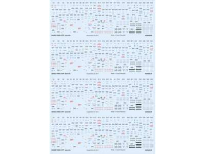 MiG-21PF stencils 1/48 - Eduard - image 1