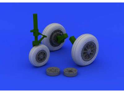 F-104 undercarriage wheels late 1/32 - Italeri - image 3