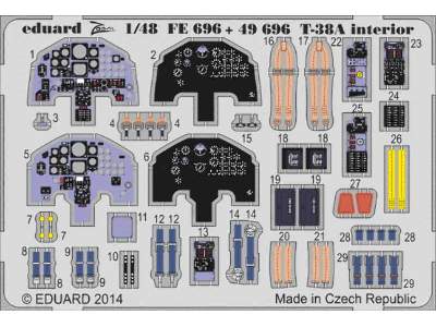 T-38A interior S. A. 1/48 - Trumpeter - image 1