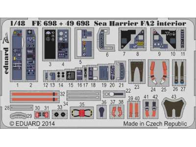 Sea Harrier FA2 interior S. A. 1/48 - Kinetic - image 1