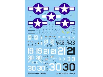 Decals - Grumman F6F-3 Hellcat - image 1