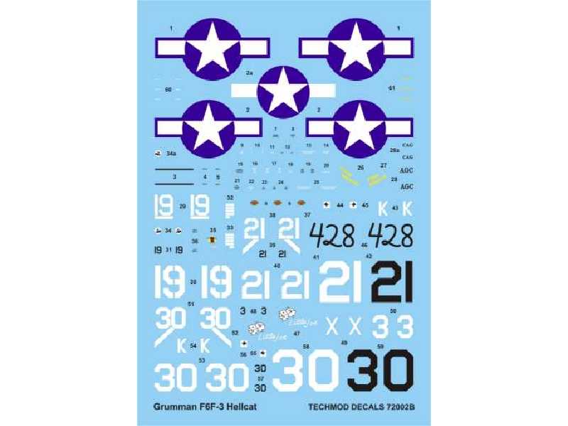 Decals - Grumman F6F-3 Hellcat - image 1