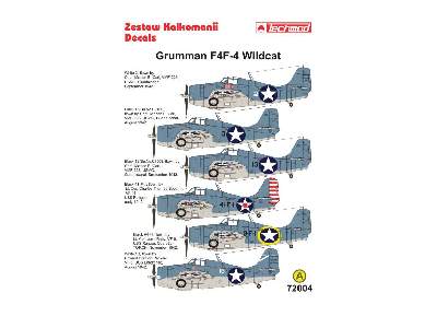 Decals - Grumman F4F-4 Wildcat - image 2