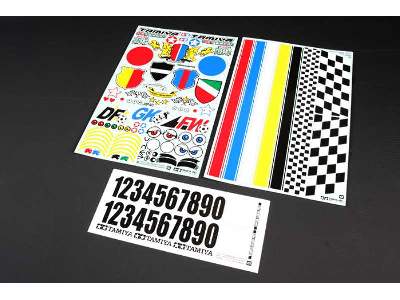 RC Customizing Sticker - Team Style (2 Sheets) - image 1