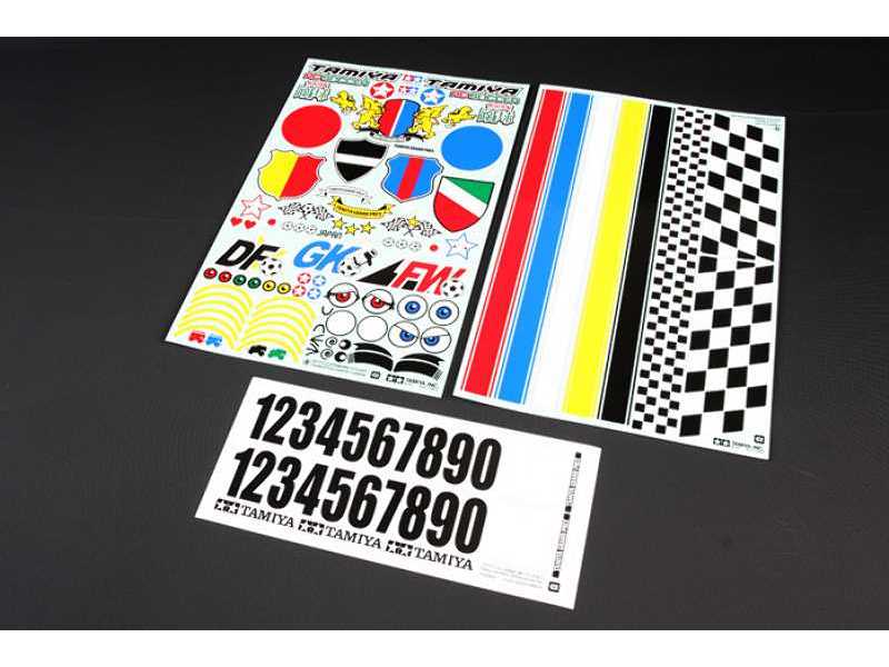 RC Customizing Sticker - Team Style (2 Sheets) - image 1