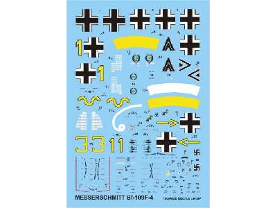 Decals - Messerschmitt Bf 109F-4 - image 1