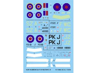 Decals - North American P-51 Mustang III - image 1