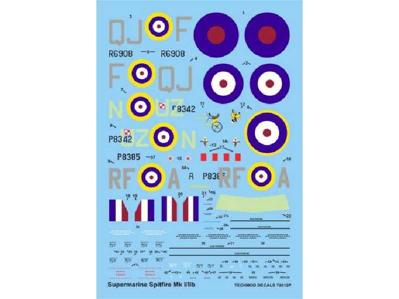 Decals - Supermarine Spitfire Mk I/IIB - image 1