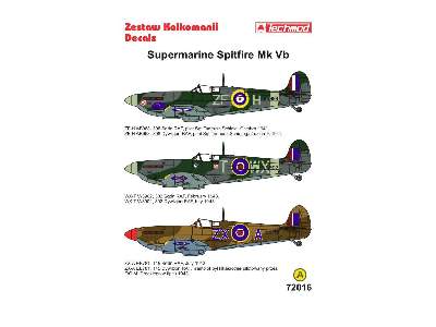 Decals - Supermarine Spitfire Mk VB - image 2