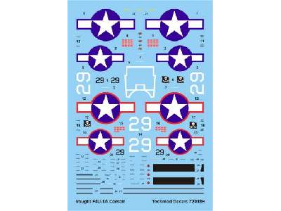 Decals - Vought F4U-1A Corsair - image 1