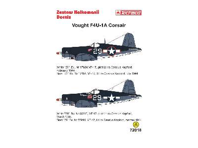 Decals - Vought F4U-1A Corsair - image 2
