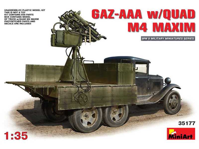 Gaz-AAA  w/Quad M4 Maxim - image 1