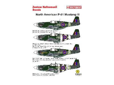 Decals -  North American P-51 Mustang III - image 2