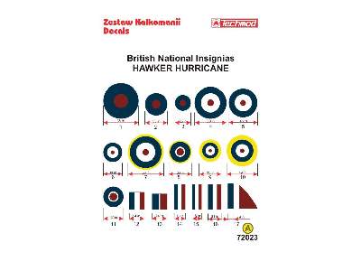 Decals - British National Insignias - Hawker Hurricane - image 2