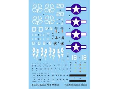 Decals - General Motors FM-2 Wildcat - image 1