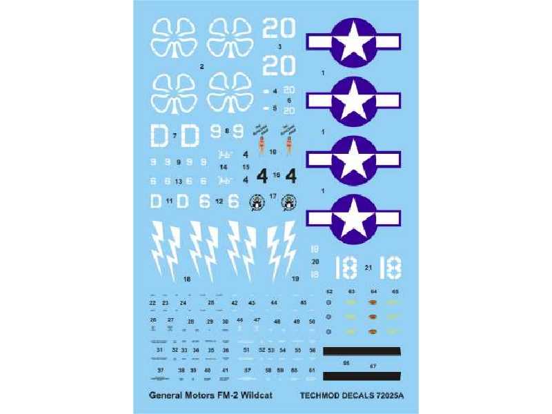 Decals - General Motors FM-2 Wildcat - image 1