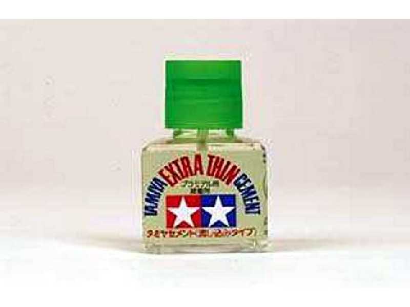 Klej Tamiya Extra Thin Cement z pedzelkiem 40 ml - image 1 Klej Tamiya Extra Thin Cement z pedzelkiem 40 ml - image 1