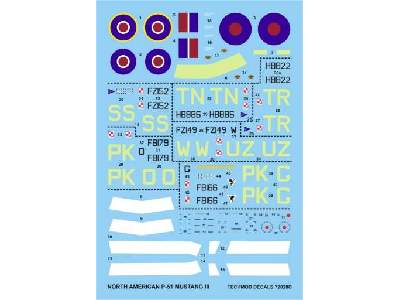 Decals - North American P-51 Mustang III - image 1