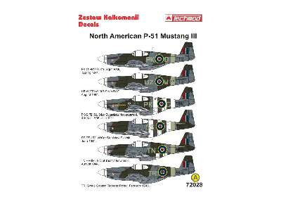Decals - North American P-51 Mustang III - image 2