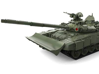 Russian Main Battle Tank T-90 w/TBS-86 Tank Dozer  - image 9