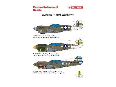 Decals - Curtiss P-40N-5 Warhawk - image 2