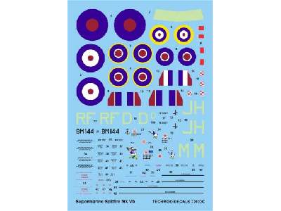 Decals - Supermarine Spitfire Mk VB - image 1