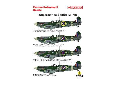 Decals - Supermarine Spitfire Mk VB - image 2