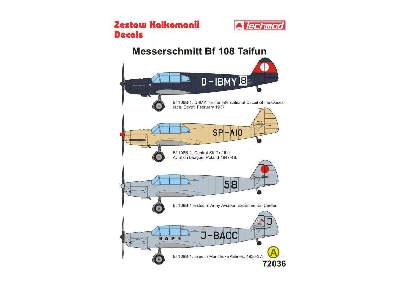 Decals - Messerschmitt Bf 108 Taifun - image 2