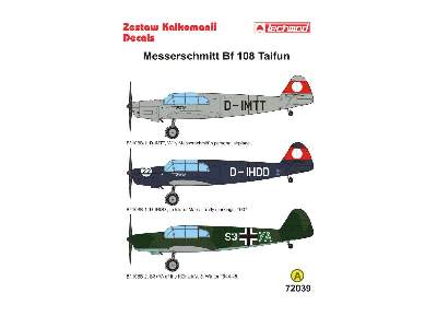 Decals - Messerschmitt Bf 108 Taifun - image 2