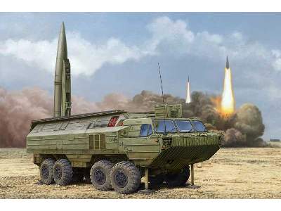 Soviet SS-23 Spider Tactical Ballistic Missile - KrAZ-255B - image 1