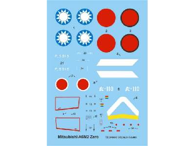 Decals - Mitsubishi A6M2 Zero - image 1