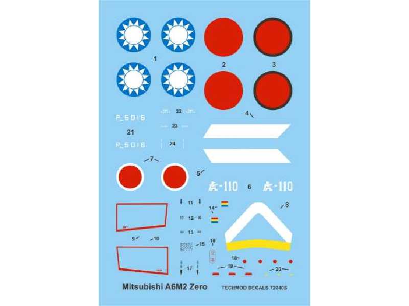 Decals - Mitsubishi A6M2 Zero - image 1