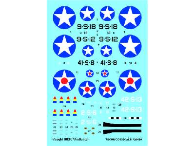 Decals - Vought SB2U Vindicator - image 1