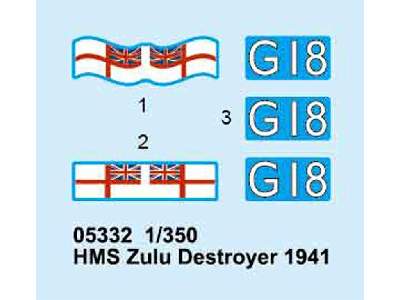 HMS Zulu Destroyer 1941 - image 5