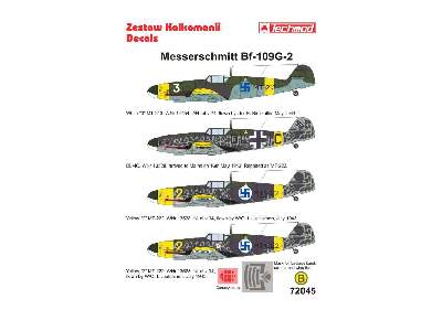 Decals - Messerschmitt Bf 109G-2 - image 2