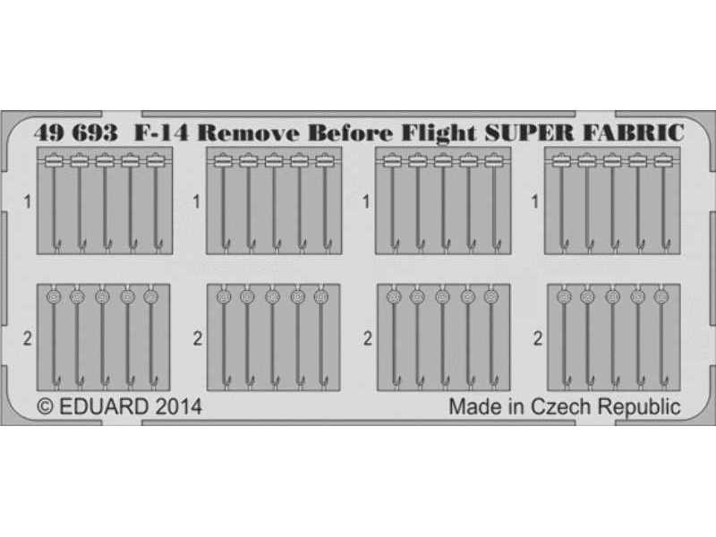F-14 Remove Before Flight SUPER FABRIC 1/48 - Eduard - image 1