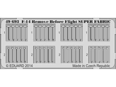 F-14 Remove Before Flight SUPER FABRIC 1/48 - Eduard - image 2