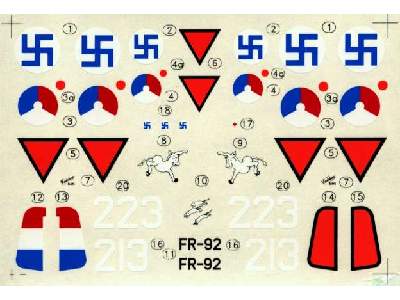 Decals - Fokker D.XXI - image 1