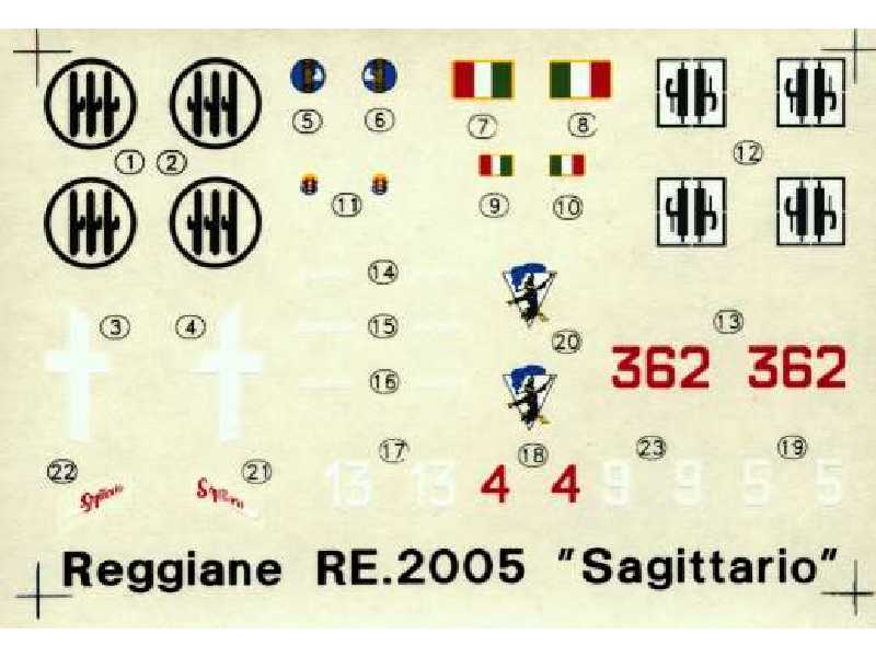 Decals - Reggiane Re 2005 - image 1