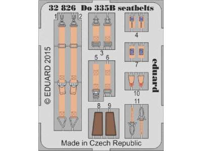 Do 335B seatbelts 1/32 - Hong Kong Models - image 1